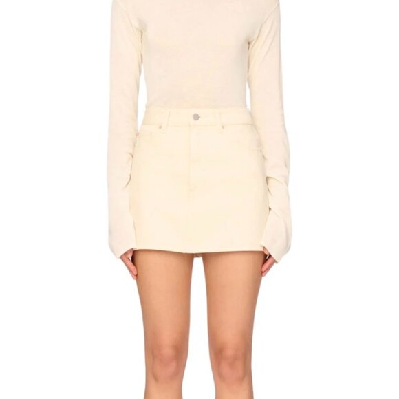 DL 1961 Denim Alma Mini jupe/exc condition/cotton/32 - Picture 1 of 1